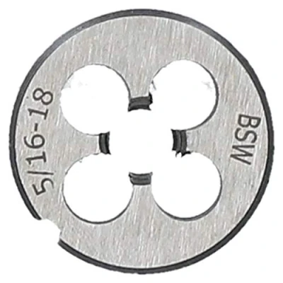 Image of 5/16&quot; x 18 BSW Whitworth 25mm Circular Die Tungsten Steel Thread Cutter