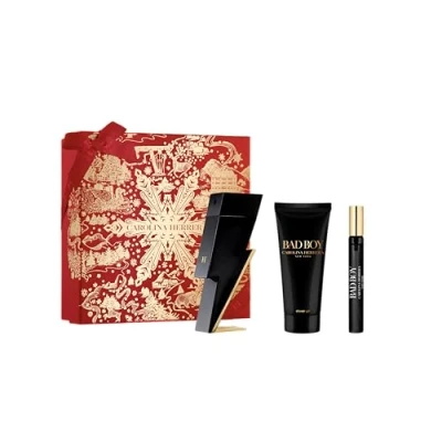 Image of Carolina Herrera Bad Boy Eau de Toilette 2024 Gift Set 50ml
