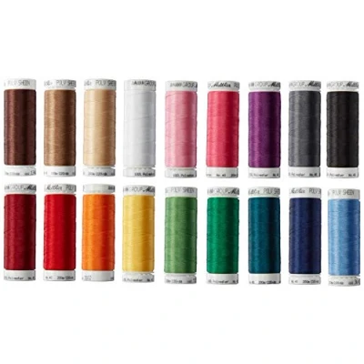 Image of Mettler Poly Sheen Thread Kit, Multi Colour