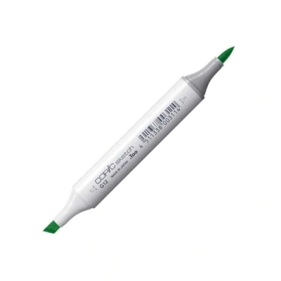Image of Copic Sketch Coloured Marker Pen (G 12) Sea Green, For Art &amp; Crafts, Colouring, Graphics, Highlighter, Design, Anime, Professional Beginners, Supplies Colouring Books