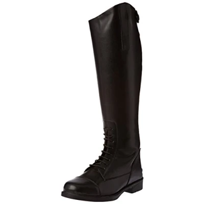 Image of HKM Women&#039;s Reitstiefel, Damen Standard Equestrian Boot, Black, 4 UK