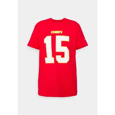 Image of Fanatics NFL Kansas CITY Chiefs NAME Number Graphic Mahomes 15 Club wear, Men&#039;s, Size: Small, Red
