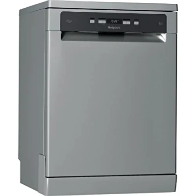 Image of Hotpoint Freestanding Standard Dishwasher, 14 Place Settings, 7 Programs, Stainless Steel