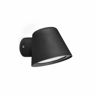 Image of Gina 1 Light Outdoor Wall Black IP44, GU10