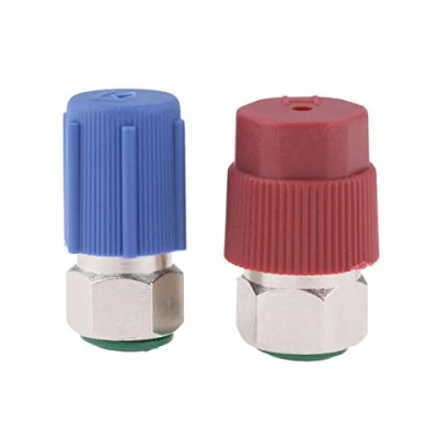 Image of R12 to R134A AC Retrofit Fitting Adapter Kit, R22 High/Low Port 1/4’’ 7/16&quot; 20 UNF Conversion for Air Conditioner Refrigerant