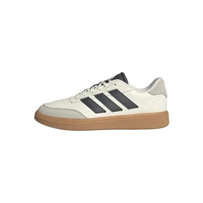 Image of adidas Men&#039;s Courtblock Shoes, White/Grey six/Wonder Alumina, 11 UK