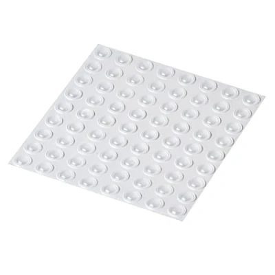 Image of Happy Bananas Mini Clear Self Adhesive Domed Bumper Dots Stops, Rubber Feet for Coasters, Glass, Crafts 6.4mm x 1.9mm (72)