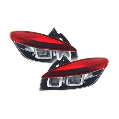 Image of 265550008R Rear light VALEO 043858 ORIGINAL PART Left with bulbs bulb holder
