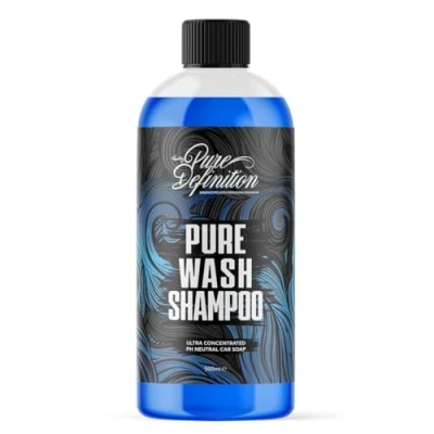 Image of Car Wash Shampoo, PH Neutral, High Foam and Shine, Ultra Slick Gloss Finish 260:1 Concentrate For Cleaning Detailing, 500ml Pure Definition