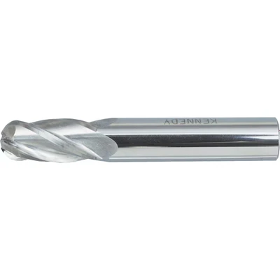 Image of Sherwood 12.00MM Carbide Micrograin 4 Flute Plain Shank Ball Nosed End Mills