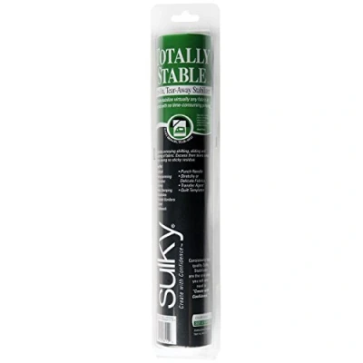 Image of Sulky 12 inch x yd Totally Stable Iron On Tear Away Stabilizer Roll