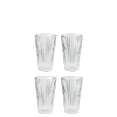 Image of Pilastro Drinking Glass 0.35 L. 4 Pcs Clear