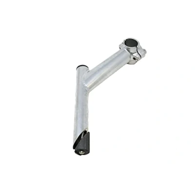 Image of Hard To Find Bike Parts High 40 Degree Rise 22.2mm Handlebar Stem 90mm Reach Silver 25.4mm 2 Bolt Clamp