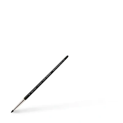 Image of Colour Shaper Taper Point 0 Extra Firm Painting Brush Black