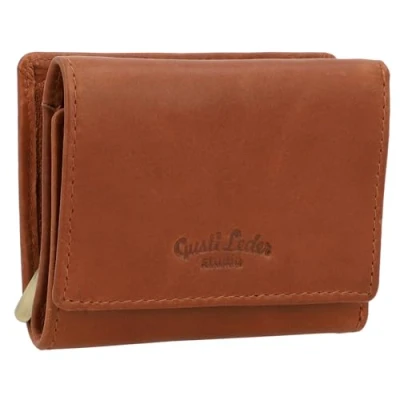 Image of Gusti August Leather Mini Wallet Small Card Holder Women&#039;s