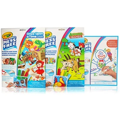 Image of Crayola Color Wonder, Mess Free Colouring Set, at Home and Indoor Activity, Age 3, 4, 5