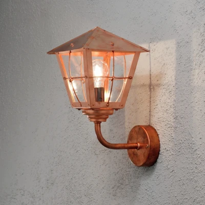 Image of Fenix Outdoor Classic Lantern Wall Lamp Copper, IP23