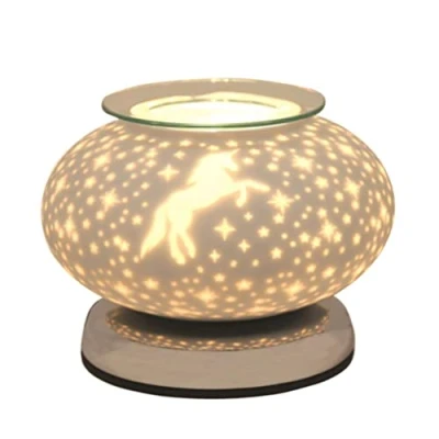 Image of Aroma Unicorn Satin Ellipse Touch Electric Wax Melt Warmer