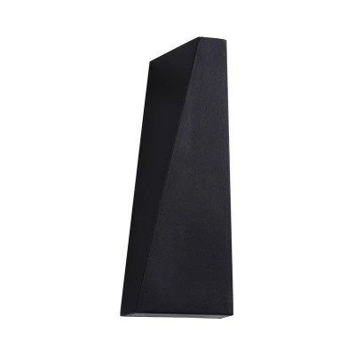 Image of Times Square Integrated LED Wall Lamp Black, IP54