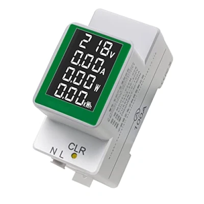 Image of Ailao Electric Energy Meter PZEM 008 AC 50 300V/100A Ammeter Digital Display Voltage Tester Wattmeter
