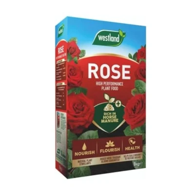 Image of Rose Plant Food 1KG Enriched Horse Manure Feed Pellets for Outdoor Garden Plants