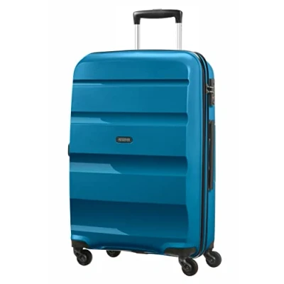 Image of American Tourister Bon Air Spinner Suitcase 66 cm, 57.5 L, Blue (Seaport Blue)