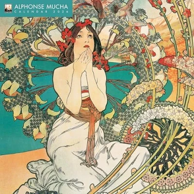 Image of Alphonse Mucha Wall Calendar 2026 (Art Calendar)