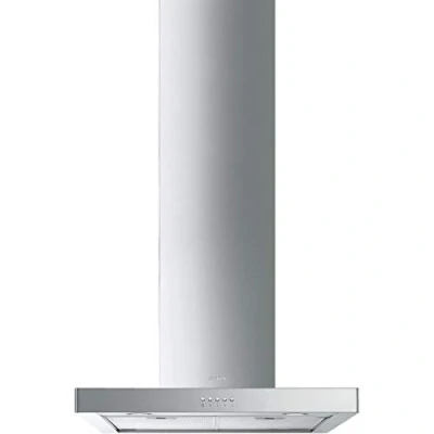 Image of Smeg KS60XE 2 Symphony 60cm T Shape Chimney Cooker Hood Stainless Steel