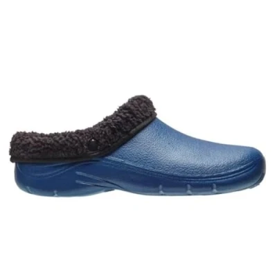 Image of Briers Comfi Fleece Garden Clog Navy Size 11
