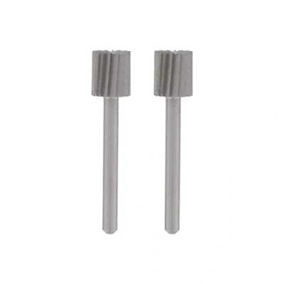 Image of Dremel 115 Milling Cutting Bits in 2 Pack Accessory Set Cylinder shaped High Speed Cutters with 7.8mm Working Diameter