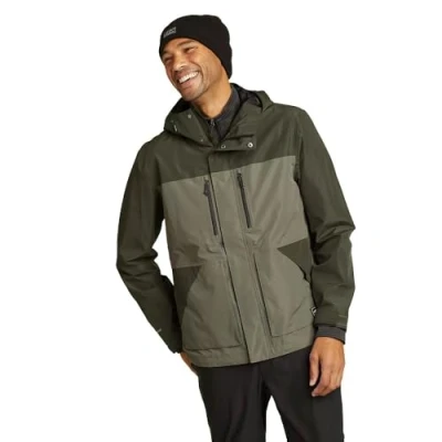 Image of Eddie Bauer Men&#039;s Rainfoil Utility Jacket, Sprig, M