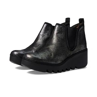 Image of Byne349Fly Leather Women&#039;s Chelsea Ankle Boots