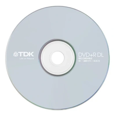 Image of TDK DVD+R85DL8X10 DVD+R 8x Double Layer 10pk Jewel