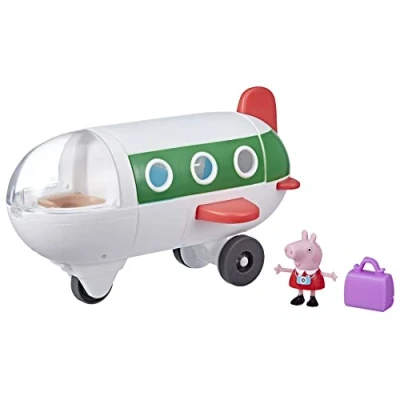 Image of Peppa Pig F3557FF2 Adventures, On Plane Preschool Toy, 1 Figure and Accessory, Ages 3+, Multicolored,Unisex Children