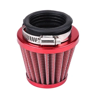 Image of Akozon Motorcycle Air Filter 44mm for Gy6 150cc ATV Quad 4 Wheeler Go Kart Buggy Scooter Moped(Red)