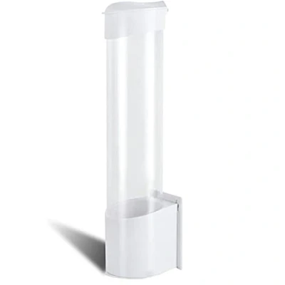 Image of Lrtzizy Cup Dispenser, Holder Fits 3Oz 7Oz Flat Bottom or Cone Cups Water Dispenser Wall Mounted Bathroom