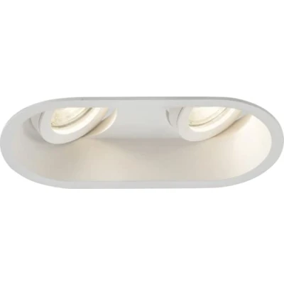 Image of KnightsBridge Dipa Twin Tilt Round Anti Glare Downlight White