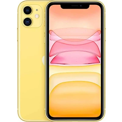 Image of Apple iPhone 11, 64GB, Yellow (Renewed)