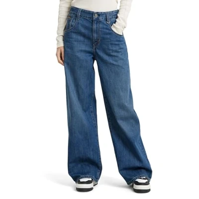 Image of G Star Women&#039;s Skater High Loose Jeans, blue (faded glacier D25286 D536 G841), 29W / 34L