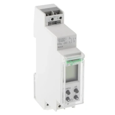 Image of Schneider CCT15854 Programmable Digital TIME SWITCHES 24H/7D 18MM 1 CHAN, White