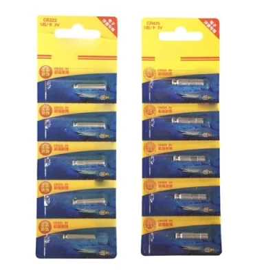 Image of nuanzhiyuan Pack of 10/20pc CR322 CR425 Electronic Button Battery 3V Pin Type Lithium Cells Batteries