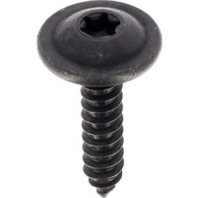 Image of RLX Interior Wide Head Sheet Metal Screws Torx Drive 4.2 mm x 19 mm, Black Zinc Pack of 20