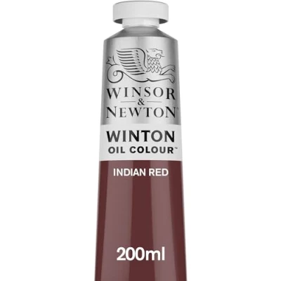 Image of Winsor &amp; Newton Winton 200ml Oil Colour Indian Red,1437317