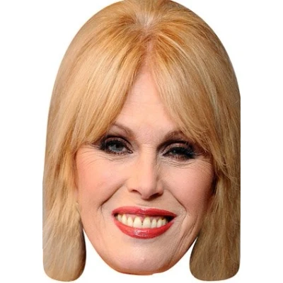 Image of FoxyPrinting Joanna Lumley Celebrity Face Party Fancy Dress