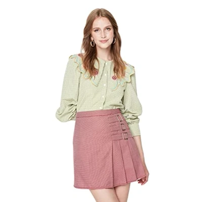 Image of Trendyol Women Mini A line Skater Woven Skirt