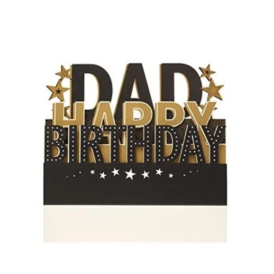 Image of UK Greetings Birthday Card for Dad 3D Pop Up Design