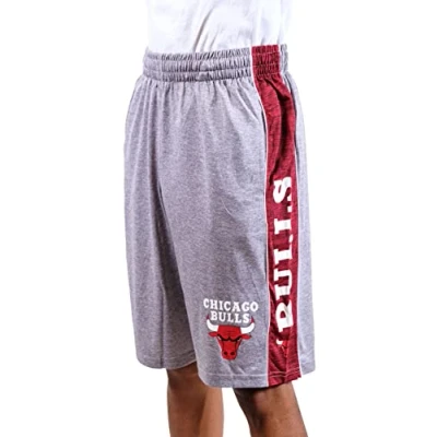 Image of Ultra Game NBA Los Angeles Lakers Men&#039;s Mesh Athletic Active Basketball Shorts, Heather Gray, XX Large