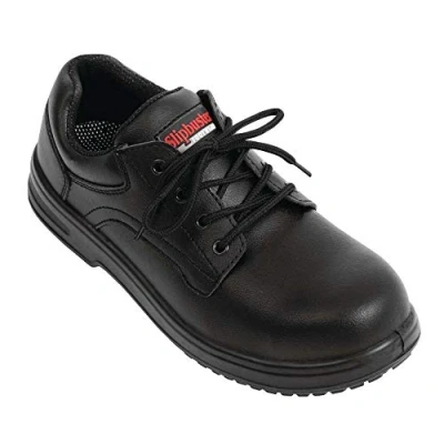 Image of Slipbuster Footwear BB497 37 Basic Safety Shoe with Toe Cap, SRC, Size 37, Black