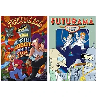 Image of Futurama 4 Movie Collection Into The Wild Green Yonder/ Bender&#039;s Game/ Beast with a Billion Backs/ Futurama: Big Score