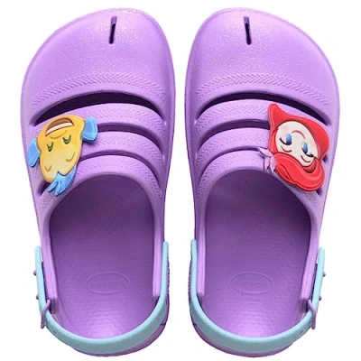 Image of Havaianas Kids Clog Princesas Prisma Purple 12/13C